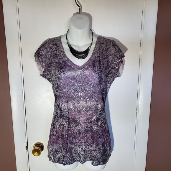 Burnout Style T-shirt - Picture 1 of 3